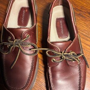 Rockport Brown Leather Boat Shoes